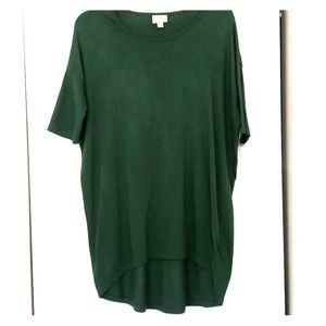 Lularoe Irma Xtra Xtra Small Christmas green